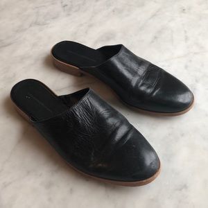 Zara leather mules